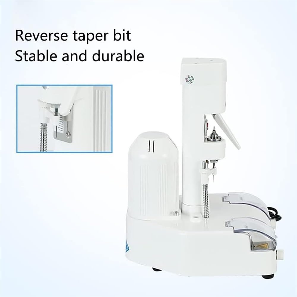 Electric Punch Machine for Optical Lenses - Glass Cutting Tool, Notch Drill for Eyeglass Lenses, Precision Positioning Processing Equipment for Optical Shops | Professional Eyewear Workshop & Lens Manufacturing Tool