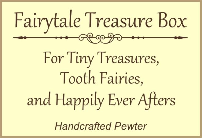 King Arthur Tooth Fairy Treasure Box - Handcrafted Pewter Ring Keepsake Box - Made in USA - Amazon Prime - Perfect for Tooth Fairy Gifts & Kids' First Lost Tooth Celebration