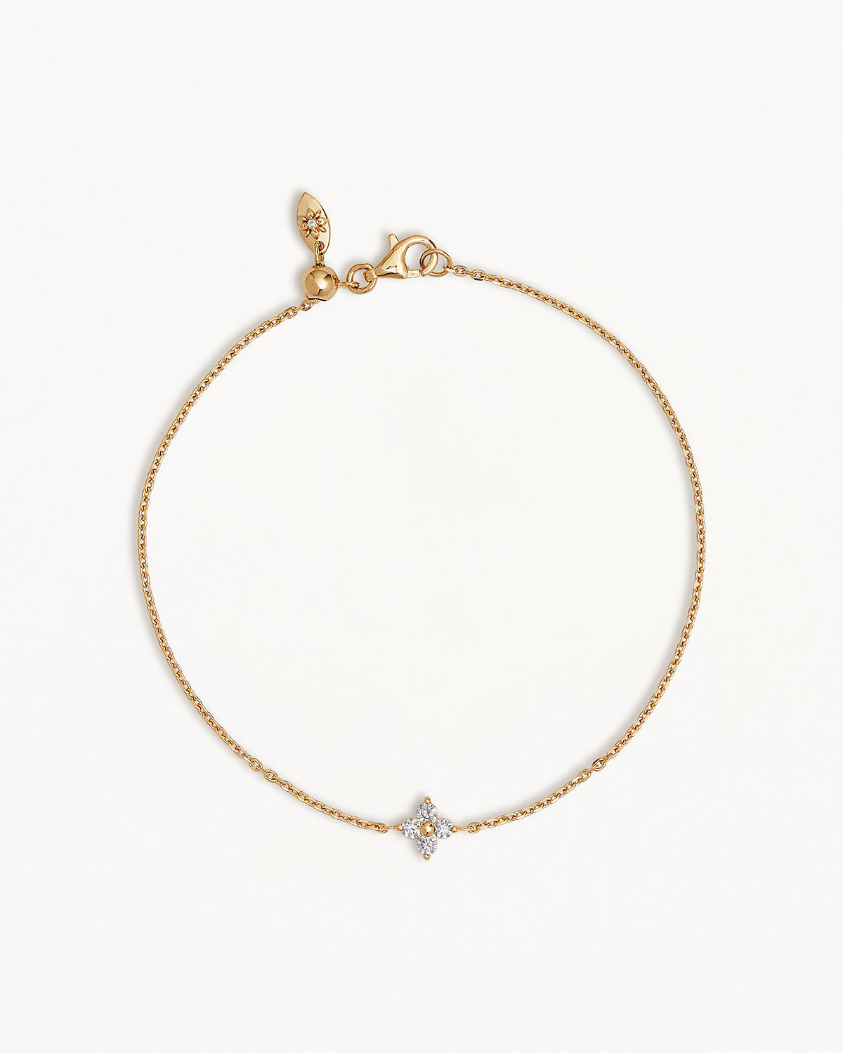 18K Gold Vermeil Crystal Bloom Bracelet for Women - Elegant Floral Jewelry Gift for Birthday, Anniversary & Special Occasions