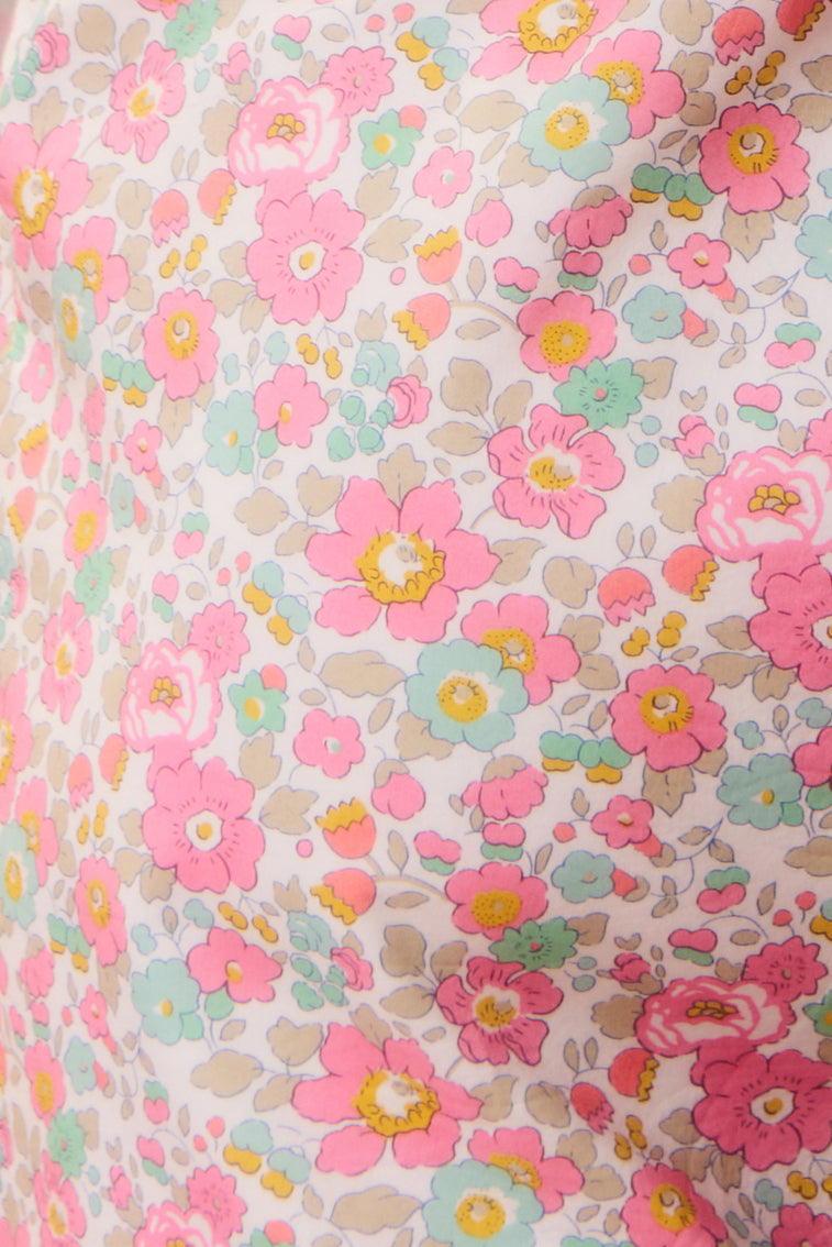 Genetta Liberty Fabric Bustier Ruffle Mini Dress - Sexy Floral Print Party Dress for Women | Perfect for Cocktail Parties, Date Nights & Special Occasions