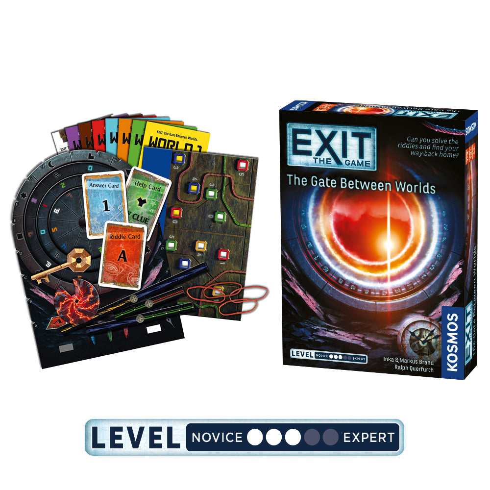 EXIT: The Game - Season 5a Three Pack: The Gate Between Worlds, The Cursed Labyrinth & Kidnapped in Fortune City | Escape Room Board Game for Adults & Teens | Perfect for Family Game Nights & Party Entertainment