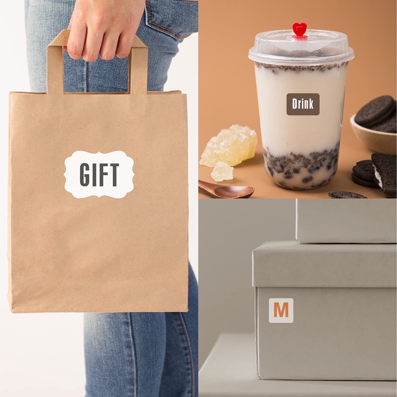Custom Personalized Stickers with Any Design, Image, Logo or Text - 100 Heart-Shaped 3