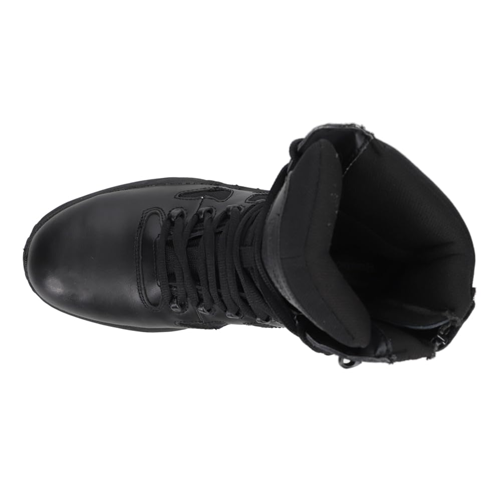 Reebok Work Men's RB8874 Rapid Response 8-Inch Composite Toe Tactical Boot with Side Zipper - Black (Size 11.5) | Durable Safety Shoes for Construction, Warehouse & Outdoor Work