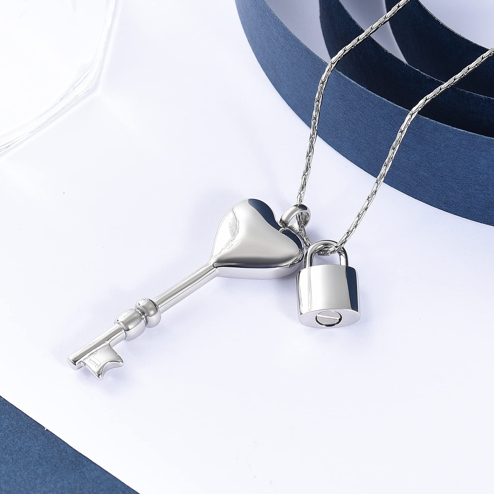 Cremation Jewelry Heart Pendant for Ashes - Memorial Keepsake for Loved Ones & Pets