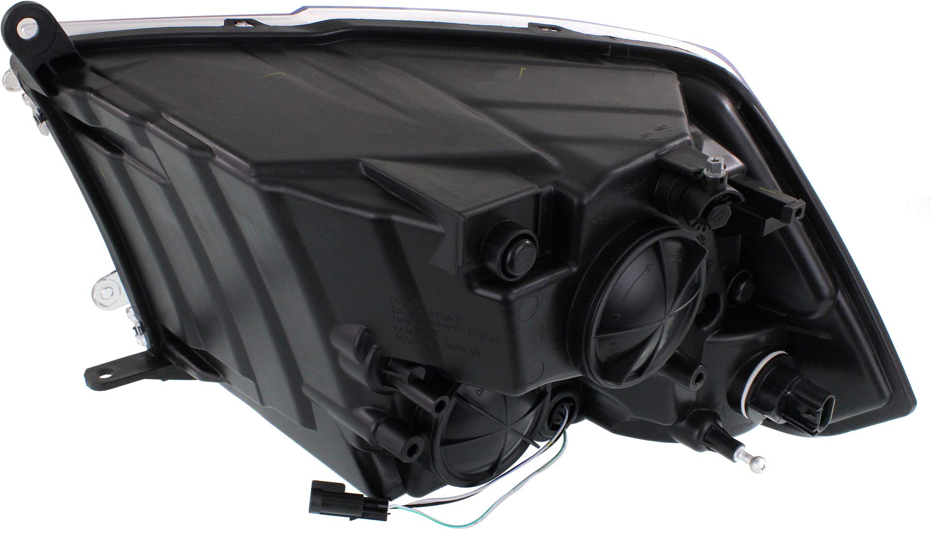 Garage-Pro Passenger Side Headlight Replacement for Ram 1500 2013-2018 & 2500 Halogen Models - Compatible with Quad Lights (No DRL) - Replaces OEM# 68096438AJ - Perfect for Night Driving & Off-Road Adventures