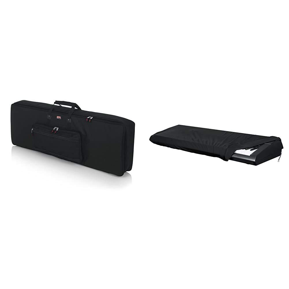Gator Cases 88-Key Keyboard Gig Bag with Dust Cover - Heavy Duty Padded Protection for Digital Pianos & Keyboards - Perfect for Musicians, Performers & Studio Use