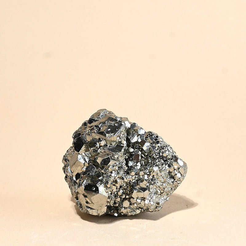 Natural Pyrite Cluster - 4 Inch Raw Mineral Specimen for Home Decor, Meditation & Crystal Healing | Perfect for Display, Gifts & Spiritual Practices