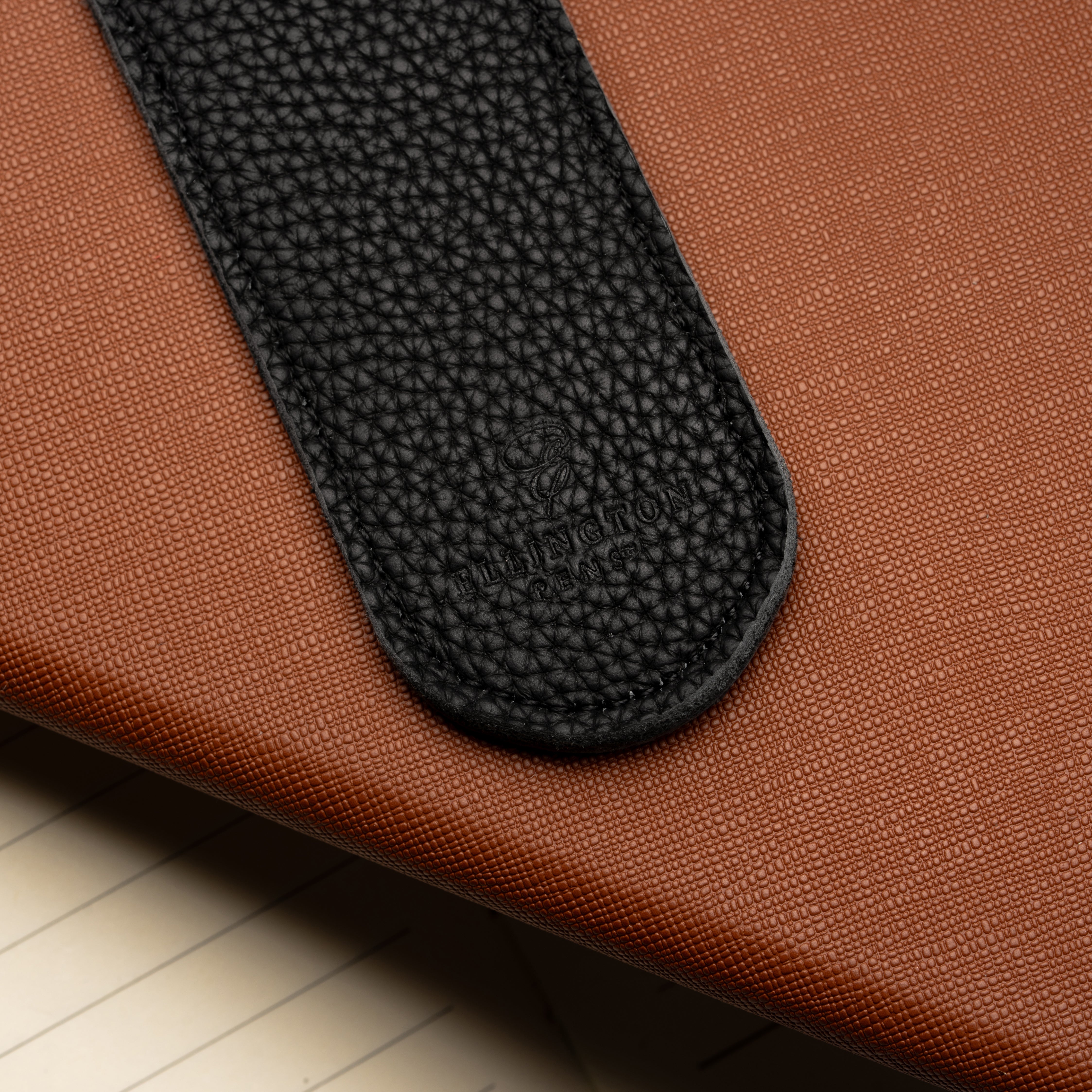 Premium Genuine Leather Pen Sleeve Case - Navy Blue - Perfect for Fountain Pens, Ballpoints & Stationery Organization (Ideal for Office, School & Travel Gifts)