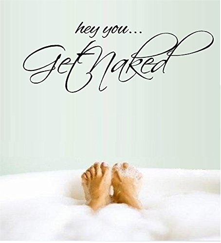 Naked Vinyl Wall Decal - Bathroom Decor for Home & Office