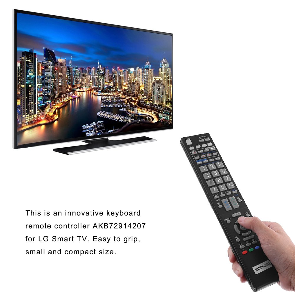 Universal Smart TV Remote Control Replacement for LED LCD HD 3D TVs - Compatible with Most Brands, Perfect for Living Room, Bedroom & Home Theater Use