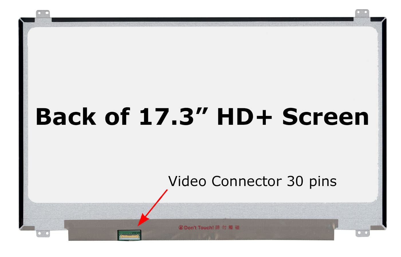 SCREENARAMA Replacement LCD Screen for HP Notebook 17-X NT173WDM-N11 - HD+ 1600x900 Glossy LED Display with Installation Tools - Perfect for Home Office, Gaming & Work