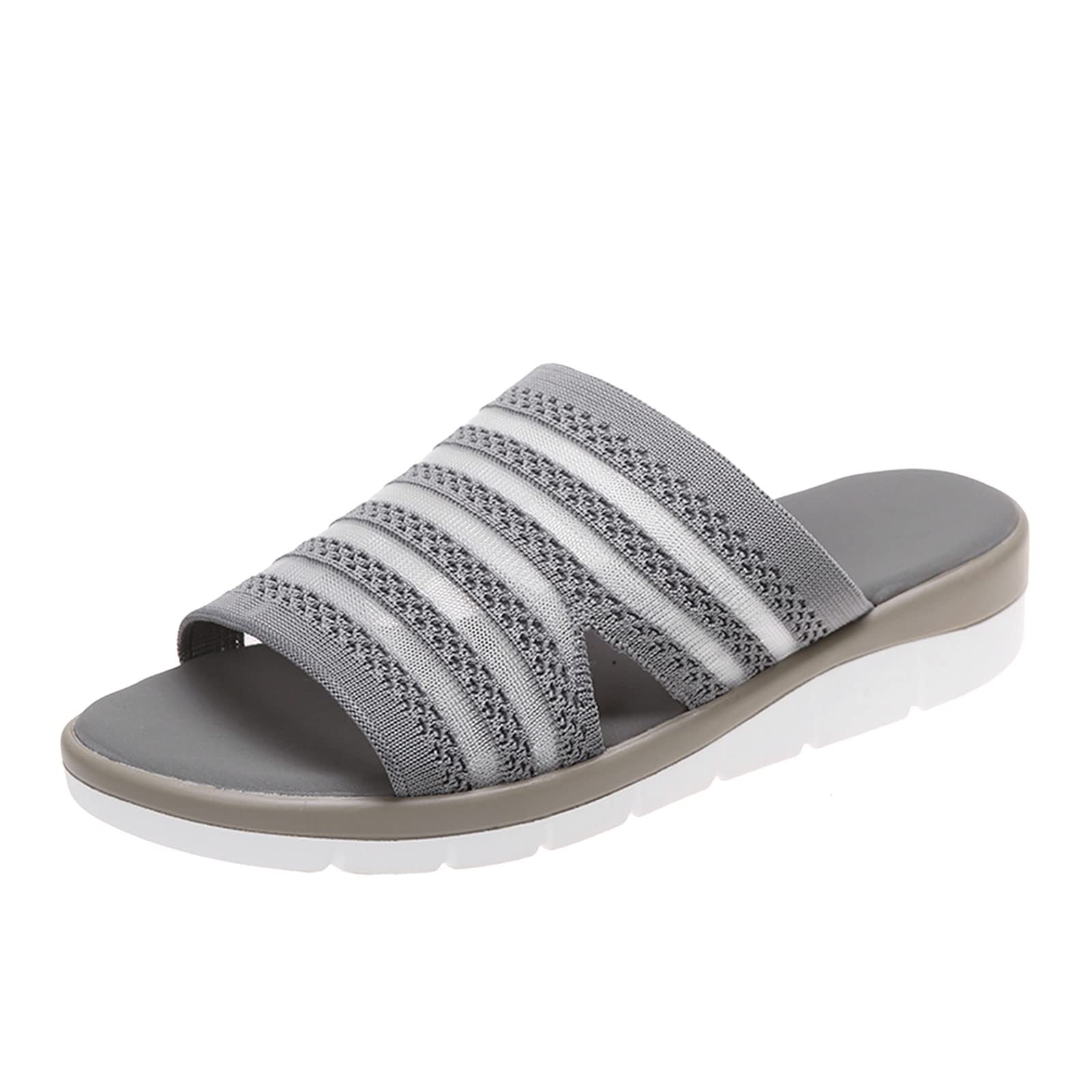 Comfortable Women's Sneaker Slippers with Smiley Face Design - Cozy House Slippers for Indoor & Outdoor Use - Perfect for Relaxing at Home, Lounging, or Quick Errands