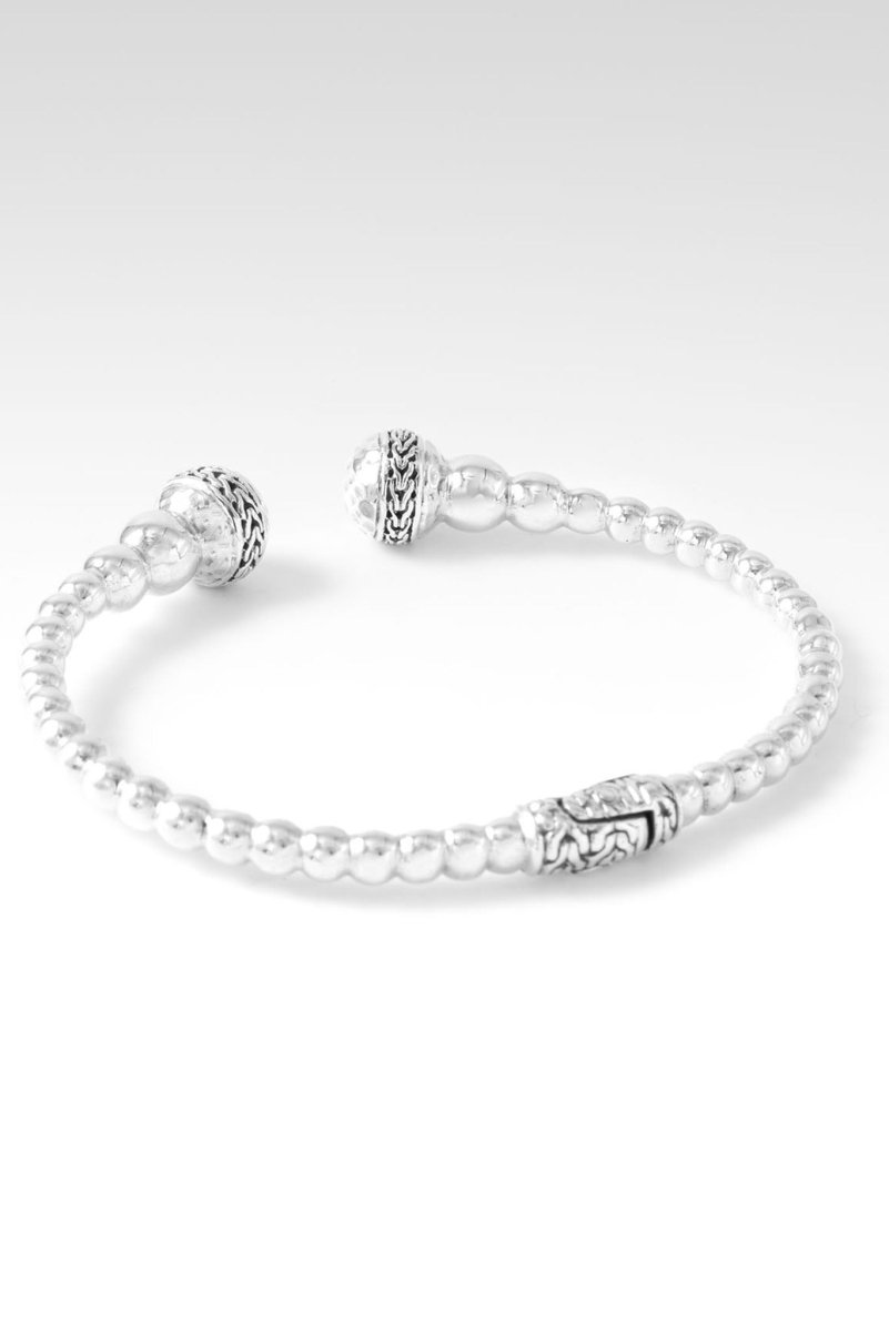 Blessings Galore Tip to Tip Chainlink Bracelet - Elegant Adjustable Bangle for Women | Perfect for Daily Wear, Gifts & Special Occasions