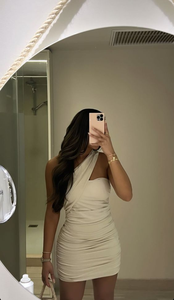 Ivory Sheath Short Prom Dress - Elegant Short Evening Gown for Homecoming, Cocktail Parties & Special Occasions | Style J5008