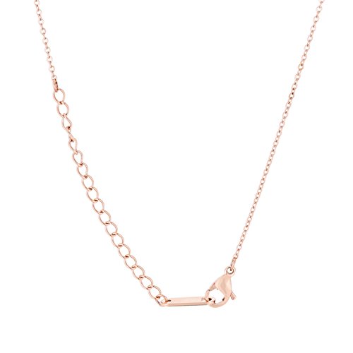 Stainless Steel Initial Pendant Necklace - Personalized Monogram Jewelry Gift for Women | Perfect for Birthdays, Anniversaries & Everyday Wear