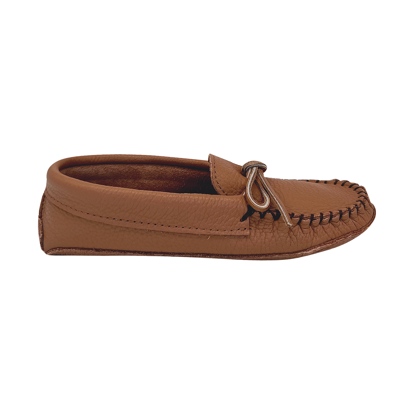 Women's Soft Sole Brown Leather Moccasins - Comfortable Slip-On Shoes for Indoor/Outdoor Wear - Perfect for Home, Office & Casual Outings