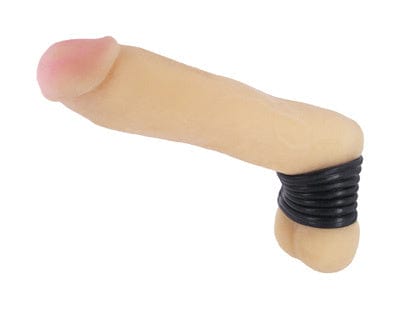 Premium Black Spiral Ball Stretcher for Men - Comfortable Testicle Weight & Scrotum Trainer - Enhance Intimacy & Male Wellness (Gym, BDSM, Fitness)