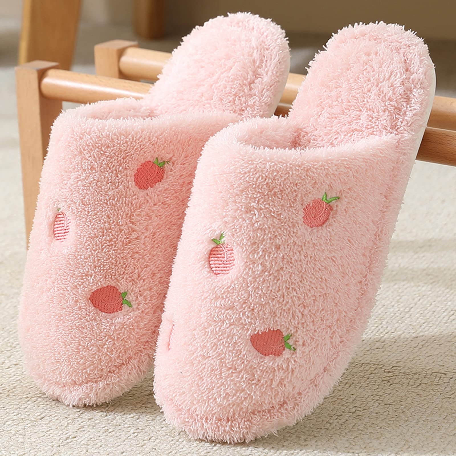 Cozy Non-Slip Winter Slippers for Women & Men - Warm Cotton House Shoes with Anti-Slip Sole for Indoor/Outdoor Use - Perfect for Home, Office, and Cold Weather Comfort