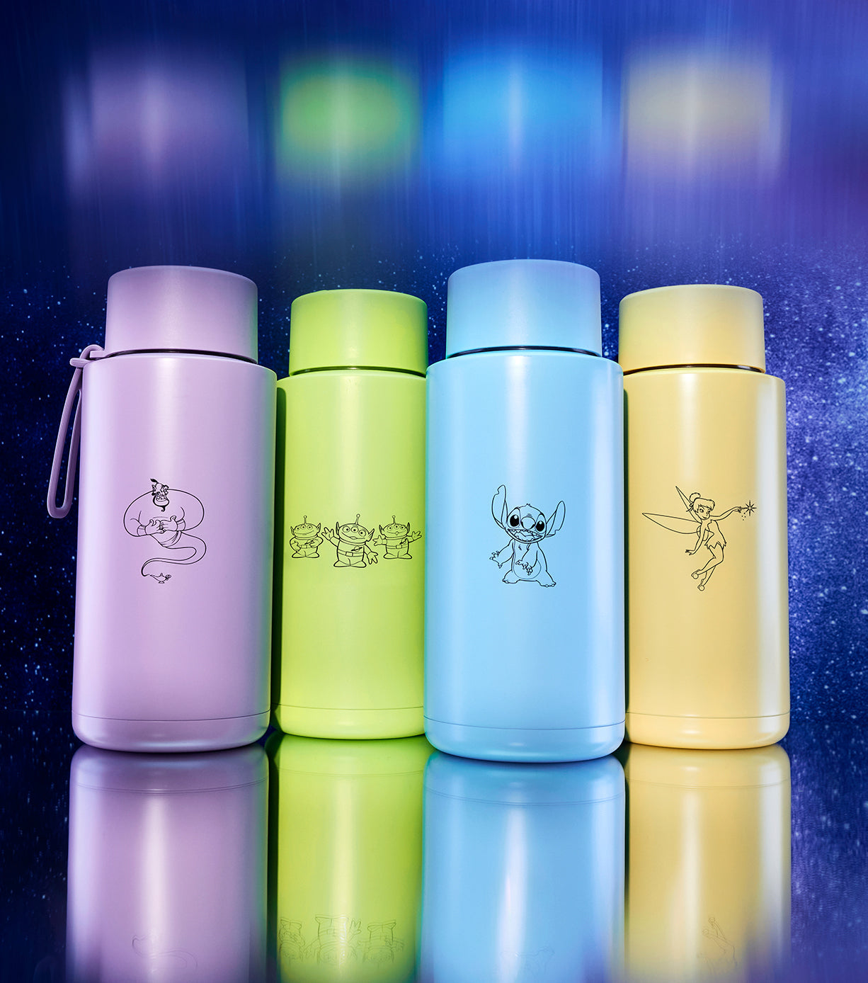 Disney Pixar Ceramic Reusable Water Bottle 34oz (1000ml) - Insulated Stainless Steel Travel Mug for Hot & Cold Drinks, Perfect for School, Office, Gym, and Outdoor Activities