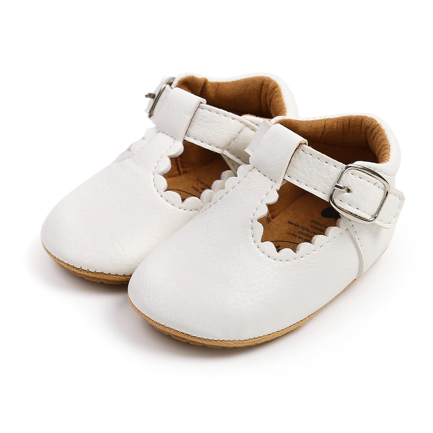 Baby Girl Shoes for Infant & Toddler - Soft Sole Mary Jane Princess Walking Shoes - Prewalkers, Wedding & Dress Shoes - Perfect for First Steps, Special Occasions & Everyday Play