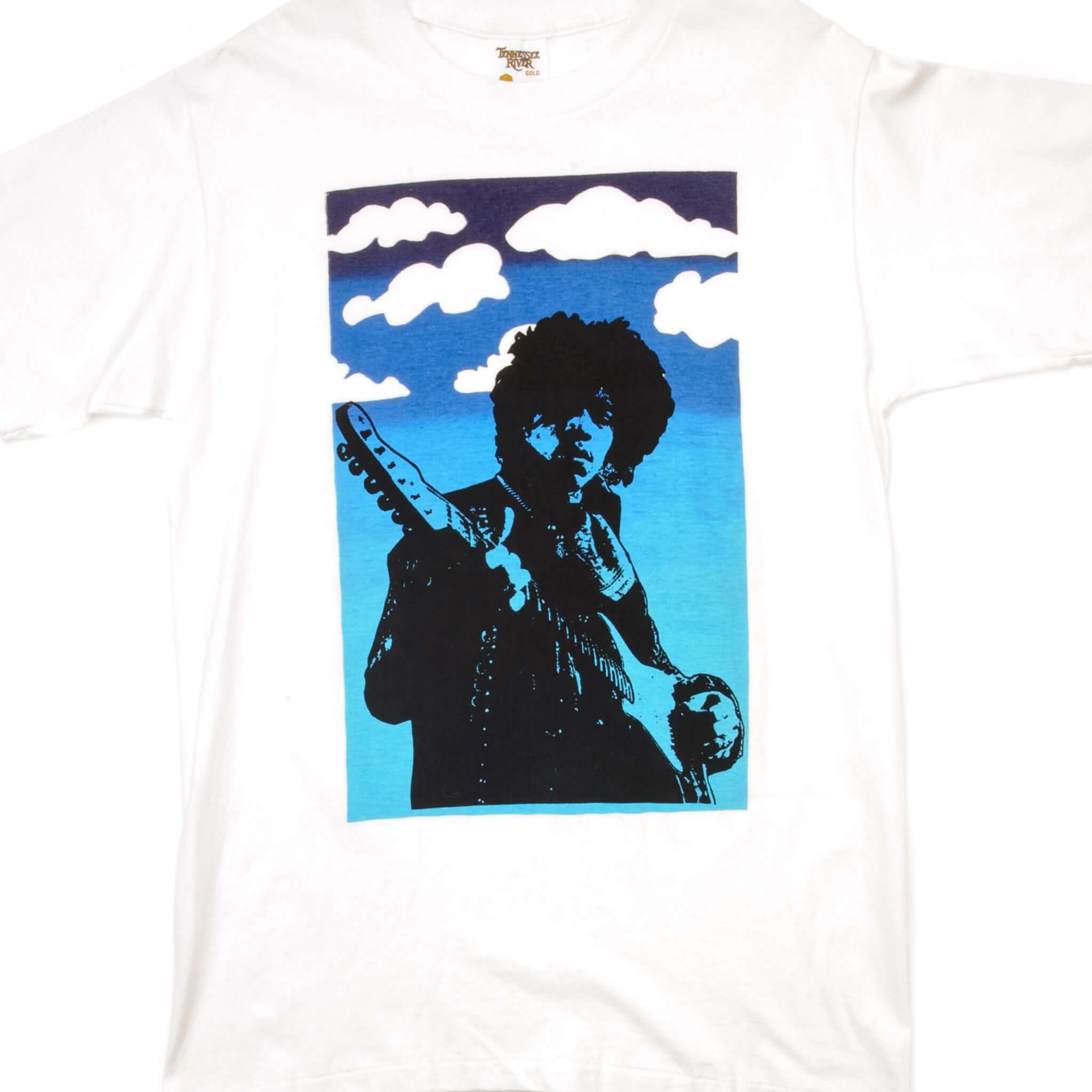 Vintage Jimi Hendrix Graphic T-Shirt - Medium Size - 100% Cotton - Made in USA - Retro Rock Band Tee for Concerts & Casual Wear