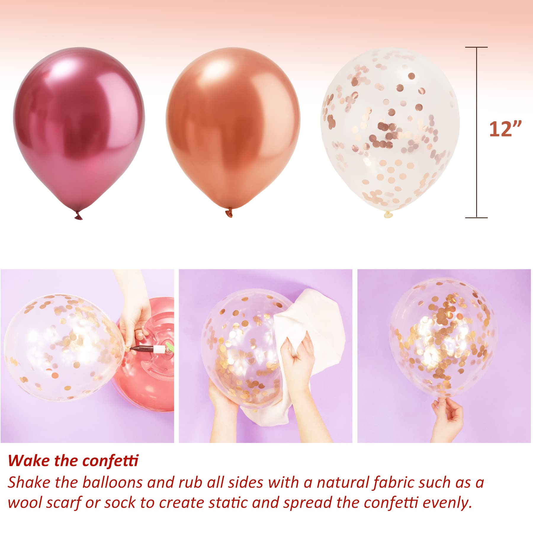30th Birthday Decorations Set - Rose Gold Happy Birthday Banner, Foil Curtains, Dirty 30 Balloons & Sash for Women - Perfect for Birthday Parties, Milestone Celebrations & Photo Backdrops