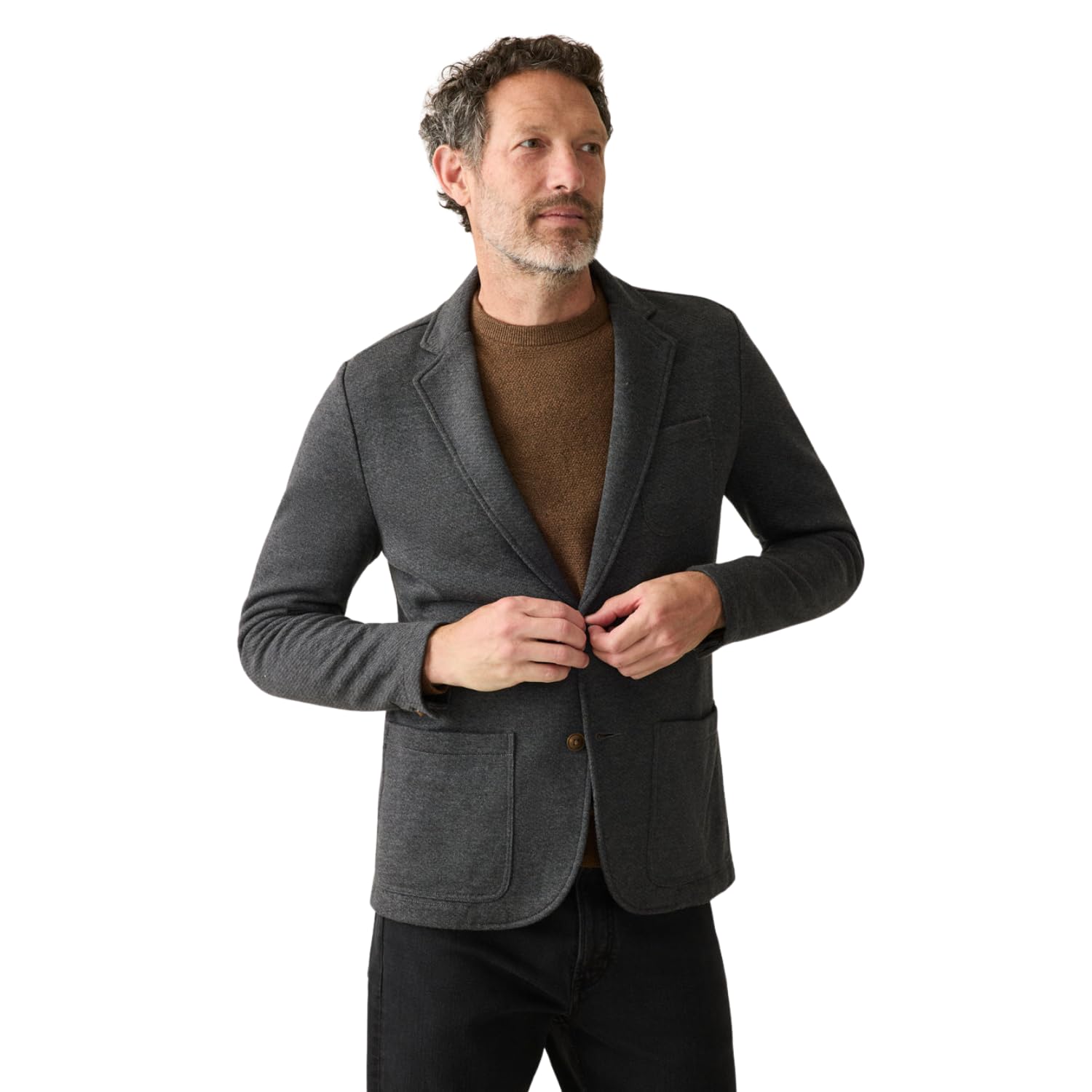 Faherty Men's Inlet Knit Blazer - Lightweight Stretch Travel Blazer for Business Casual & Office Wear - Perfect for Work, Weddings & Date Nights