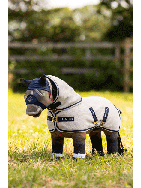 Le Mieux Toy Pony Fly Rug - Breathable Mesh Fly Protection for Horses - Perfect for Riding, Training, and Outdoor Activities