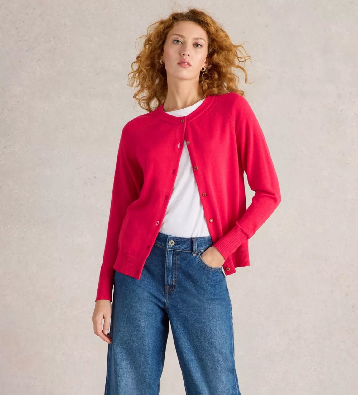 Lulu Bright Cotton Cardigan for Women - Soft & Comfortable Knit Sweater - Perfect for Casual Wear, Office & Fall Outfits