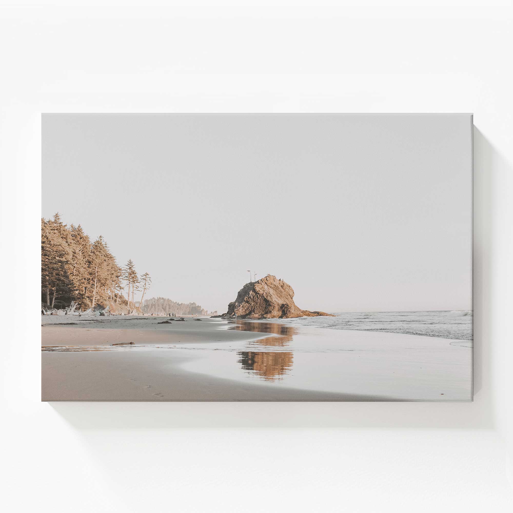 Coastal Elegance Large Canvas Print - Beach Wall Art for Living Room, Bedroom & Office Decor - Ocean Themed Home Decor