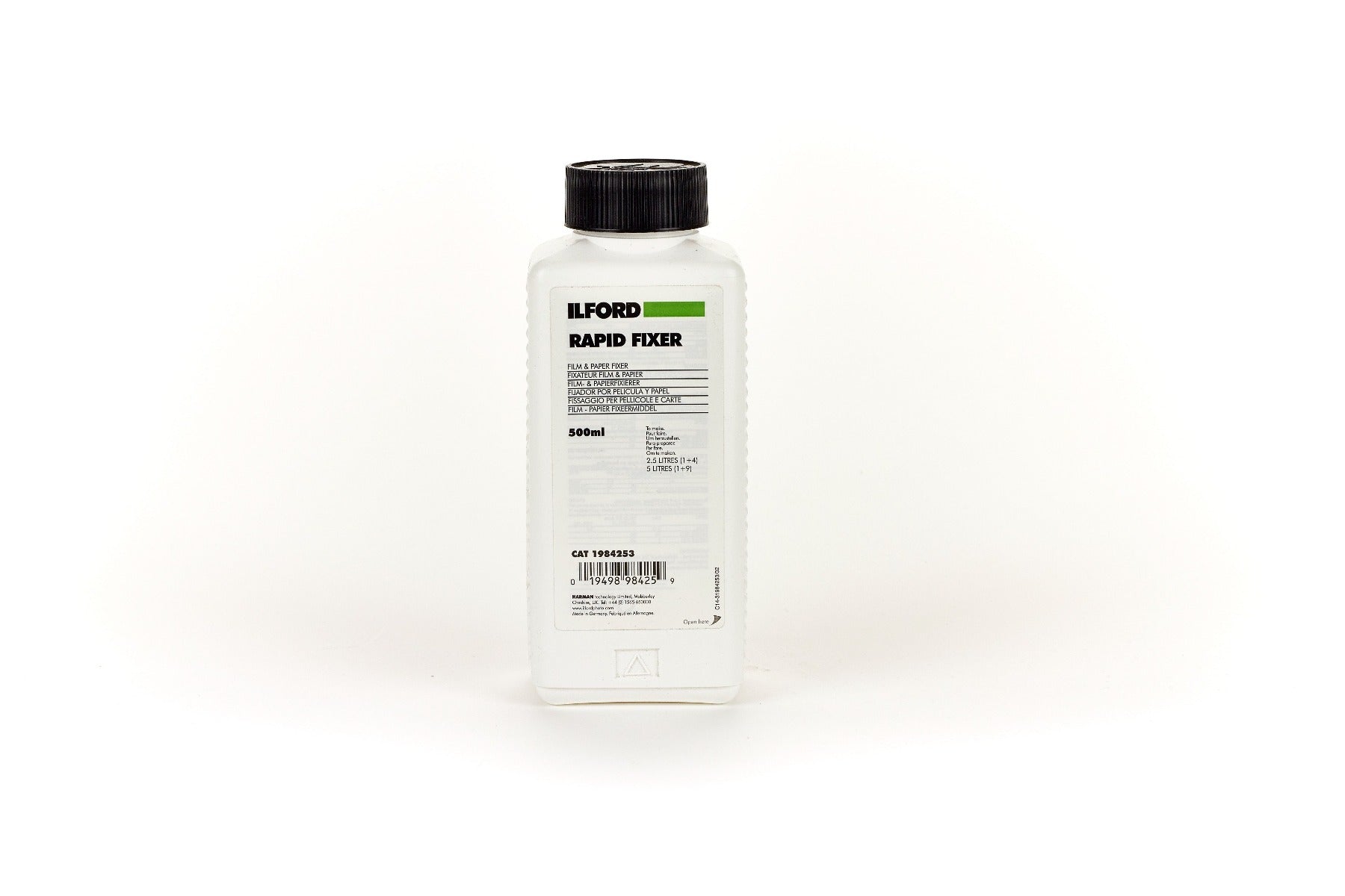 Ilford Rapid Fixer 500ml - Professional Black & White Film & Photo Fixer Solution for Darkroom Photography & Film Development