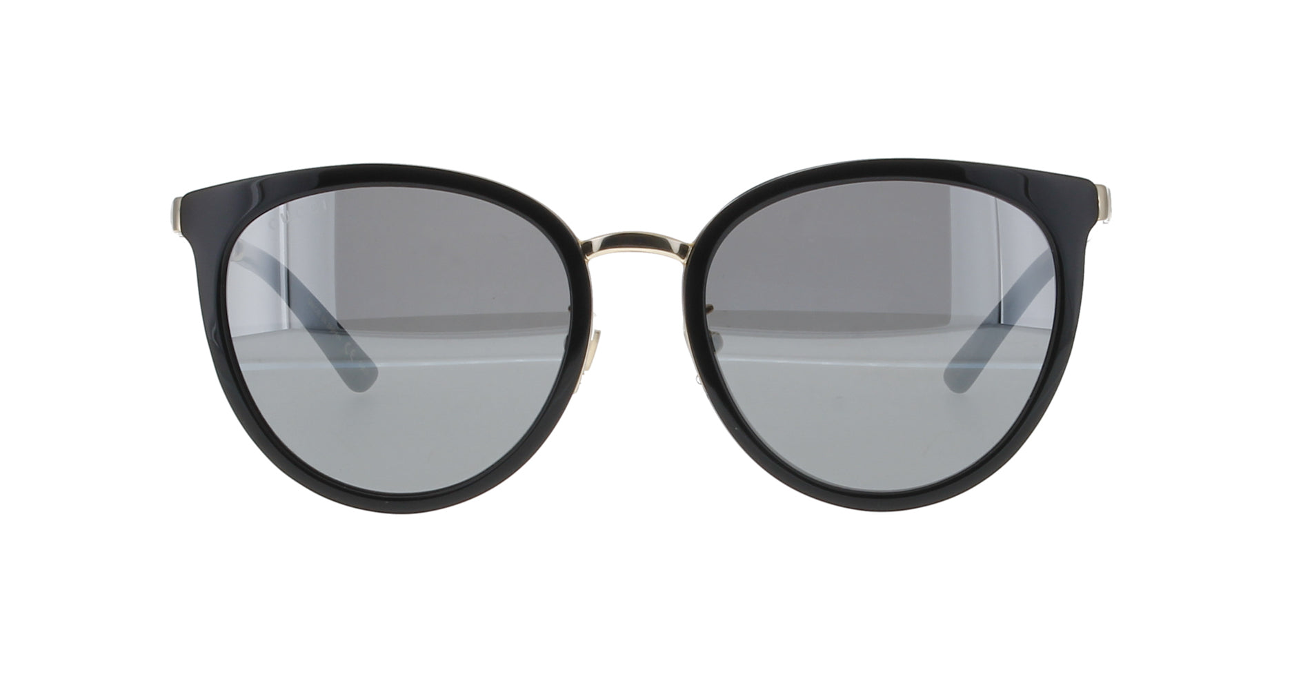 Gucci Round Sunglasses for Women & Men - Black & Gold Aviator Style - Perfect for Outdoor, Beach, and Fashion Events