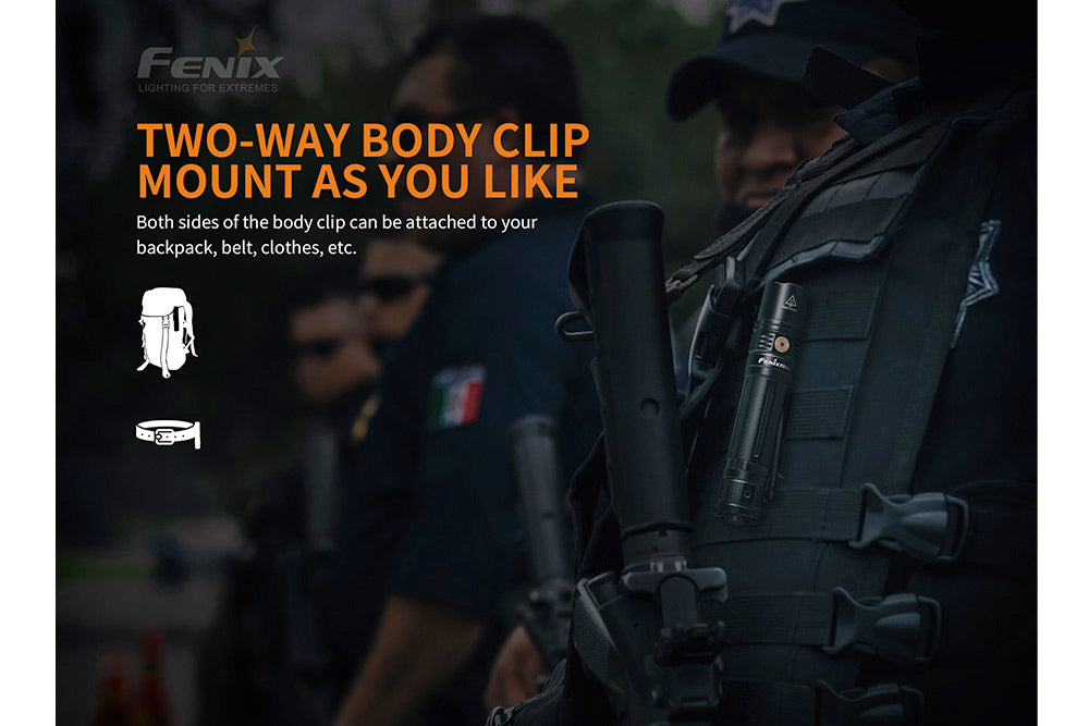 Fenix PD36R Tactical LED Flashlight - 1600 Lumens, Rechargeable, Waterproof for Outdoor, Camping, Hiking & Emergency Use