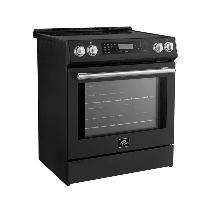 Forno Espresso Donatello 30 Inch Slide-In Induction Range with 5 Burners - FFSIN0905 | Energy Efficient Electric Stove for Modern Kitchens | Perfect for Baking, Cooking & Entertaining