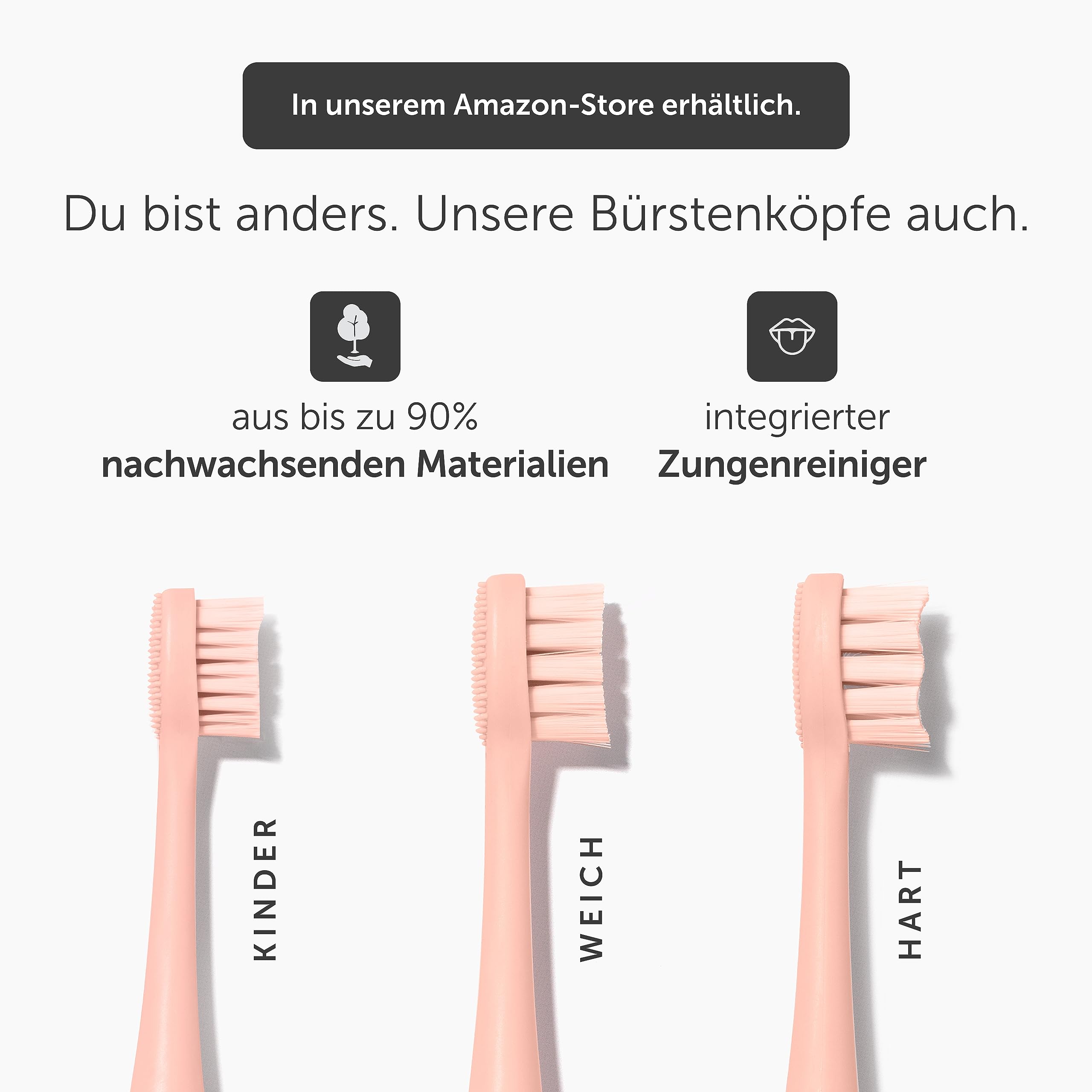 Wondersmile Sonic Toothbrush Twin Pack PRO - Electric Toothbrush with 4 Cleaning Modes, Ultrasonic Technology & Smart Brush Heads (Atomic Rose/Ultimate Black) - Perfect for Travel, Family Use & Daily Oral Care