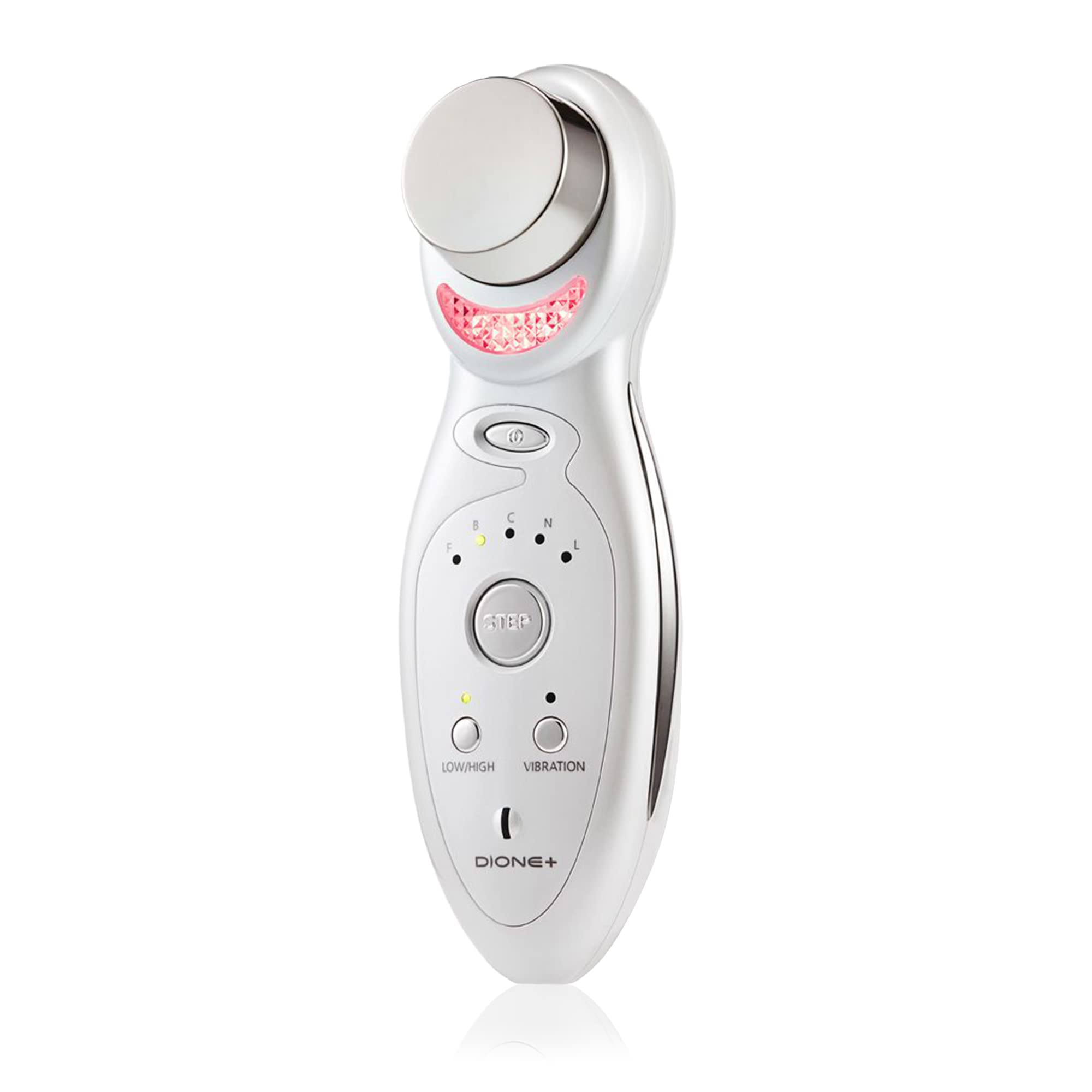 Dione Plus Facial & Body Massager with Galvanic Ions - Korean Made Anti-Aging Device for Skin Moisture & Elasticity - Handheld Design for Face & Body Care - Perfect for Home Spa & Skincare Routine