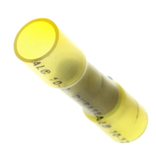Heat Shrink Crimp Butt Splice Connectors - 8 AWG (Pack of 10) for Automotive, Marine & Electrical Wiring Repairs