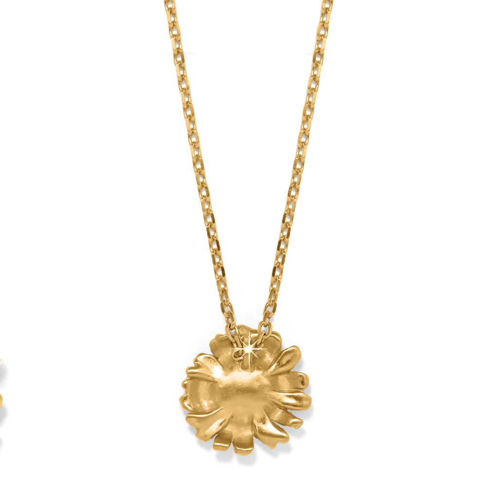Brighton Daisy Dee Necklace - Elegant Gold-Plated Daisy Pendant for Women | Perfect for Weddings, Parties & Everyday Wear