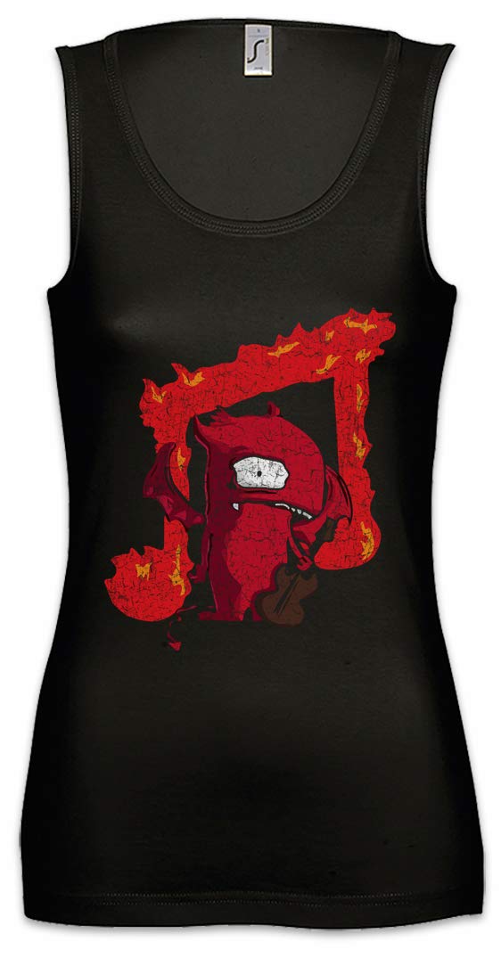 Urban Backwoods Music Devil Women's Tank Top - Gym Workout Shirt for Fitness Training & Casual Wear | Perfect for Yoga, Running & Street Style