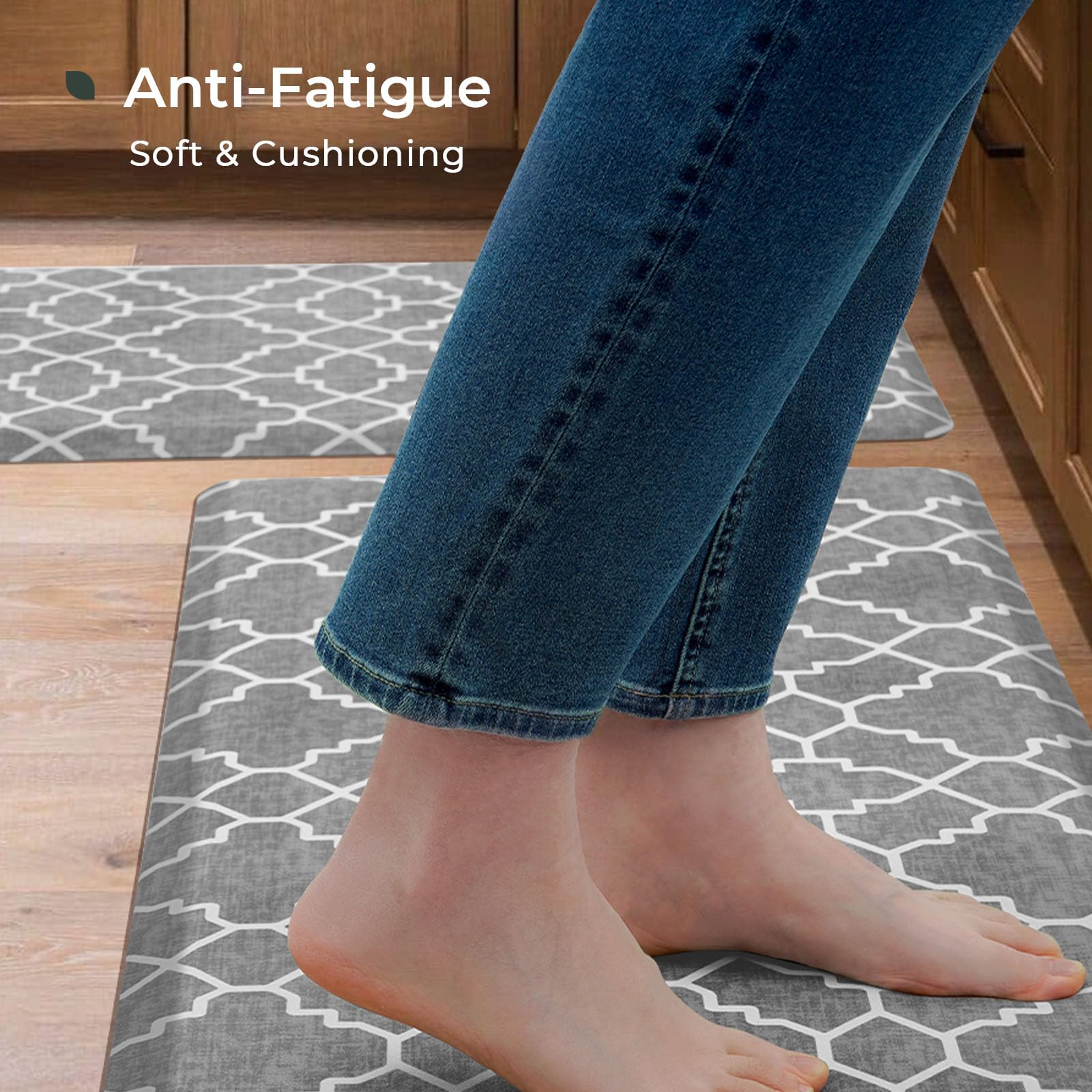 FRESHMINT Trellis Kitchen Mat - 0.47