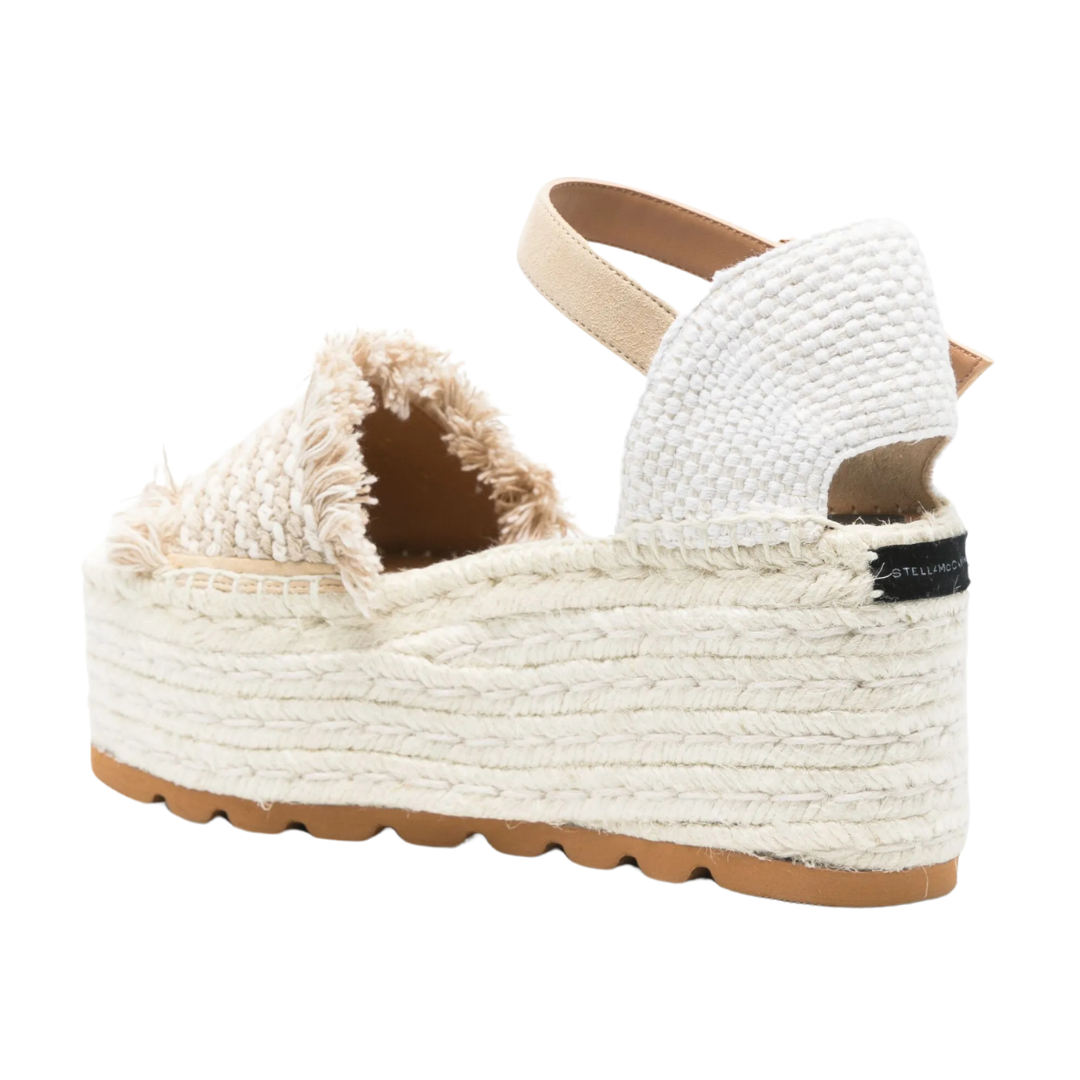 Gaia Jacquard Espadrille Platform Sandals - Women's Fashion Wedge Shoes with Comfortable Cork Sole | Perfect for Summer Outfits, Beach Vacations and Casual Wear