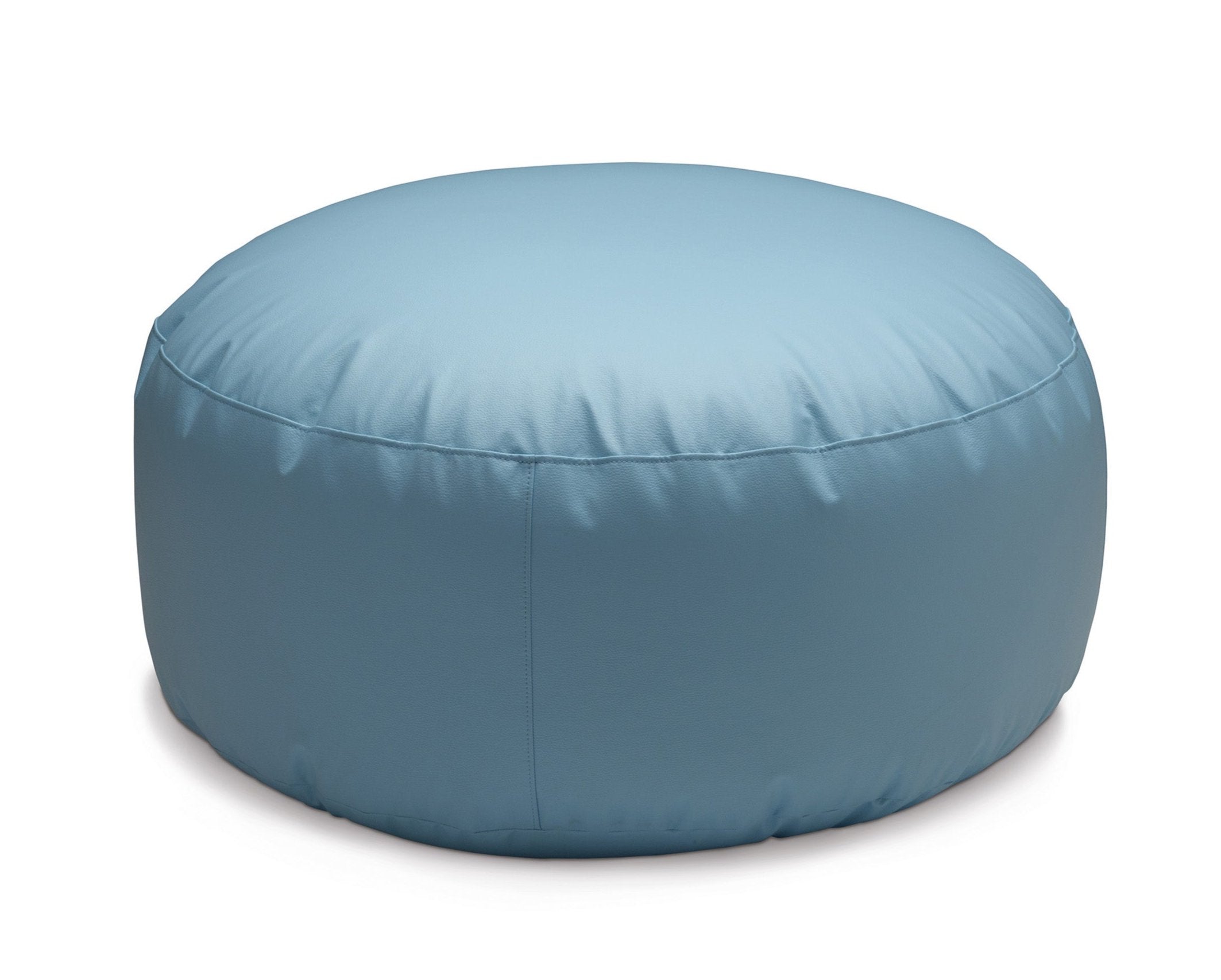 Casamania Pollon Ottoman - Modern Round Storage Footrest Pouf with Removable Cover for Living Room, Bedroom & Nursery - Perfect for Extra Seating, Footrest or Stylish Home Decor