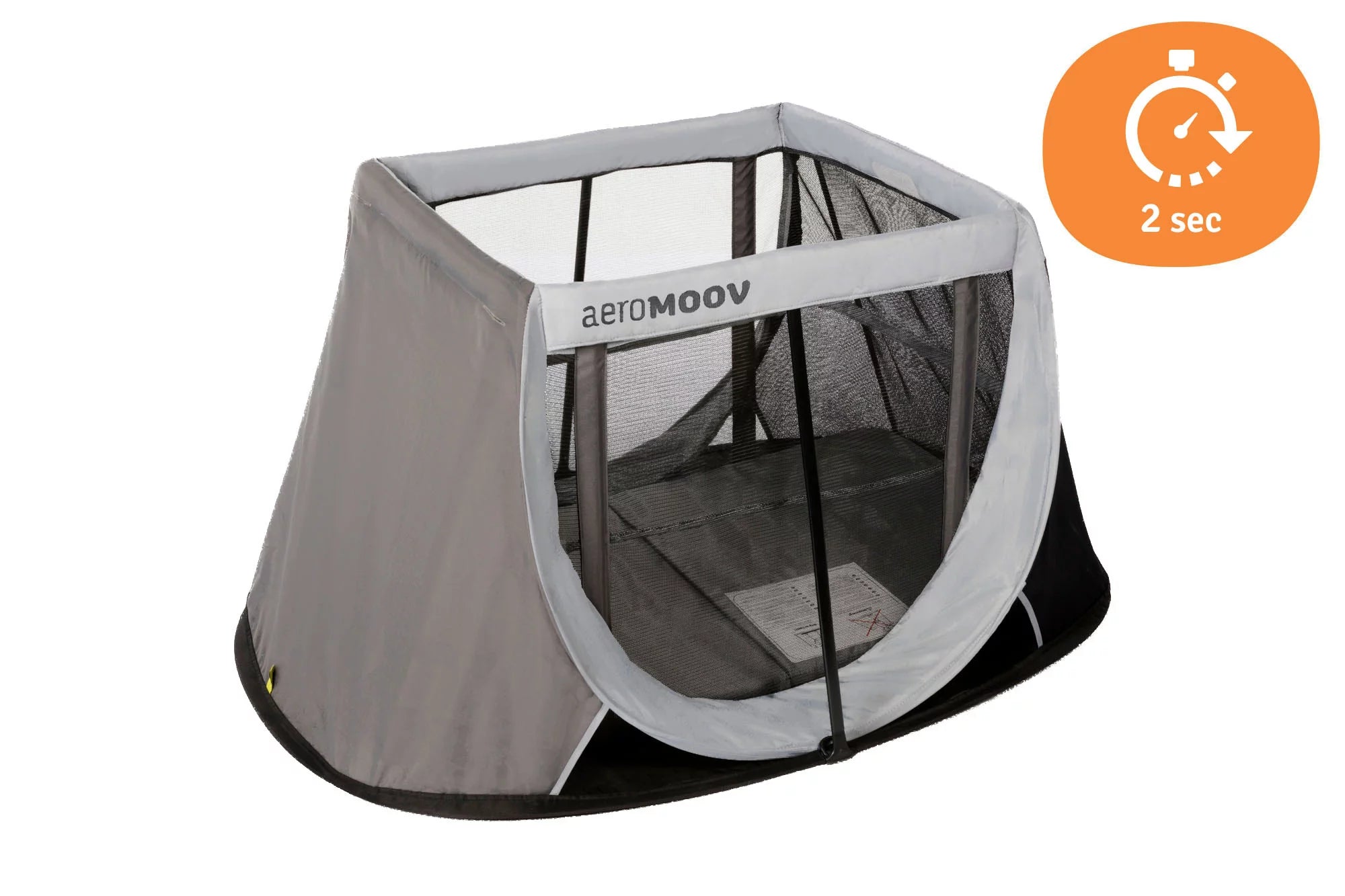 AeroMoov Instant Travel Cot - Lightweight Portable Baby Crib for Camping, Travel & Home Use - Easy Setup Foldable Playpen for Toddlers & Infants - Perfect for Outdoor Adventures, Sleepovers & Nursery