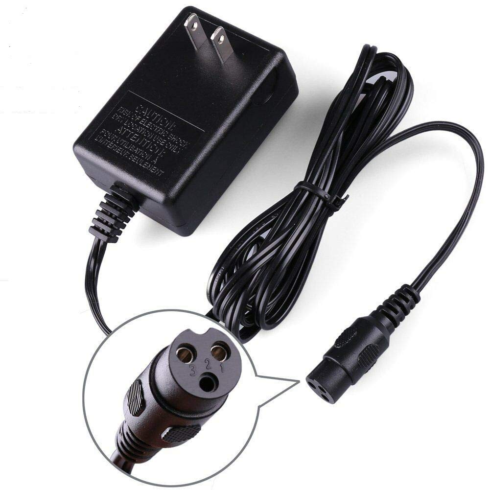 12V 1A Power Adapter Charger for Razor Power Rider 360 Electric Tricycle - Fast Charging, Safe & Reliable - Perfect for Kids' Electric Ride-On Toys at Home or Outdoors