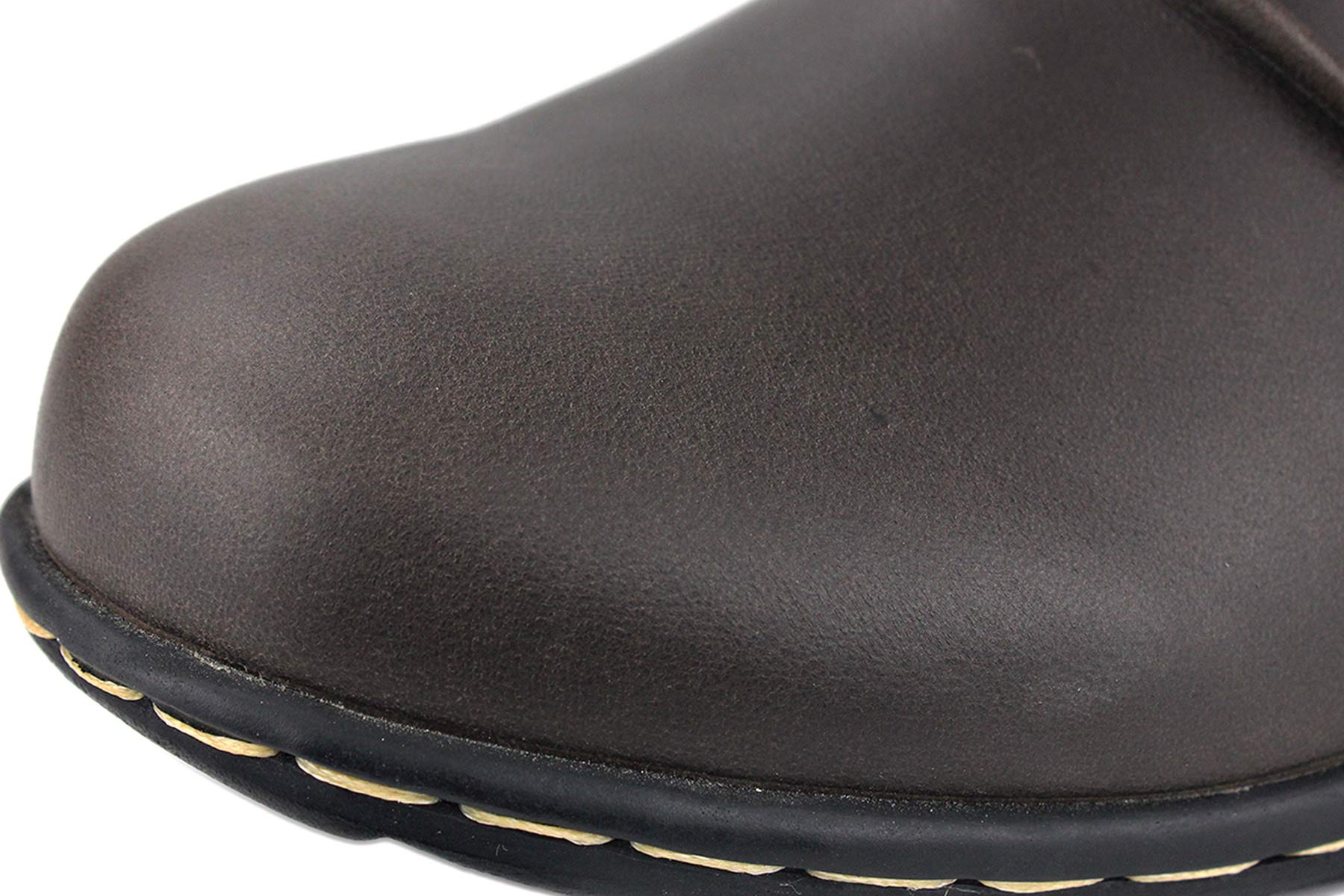 OSSTONE Men's Fashion Leather Chukka Boots with Zipper - Casual Motorcycle Shoes OS-5008-1-ABNH - Perfect for Riding, Daily Wear & Outdoor Activities