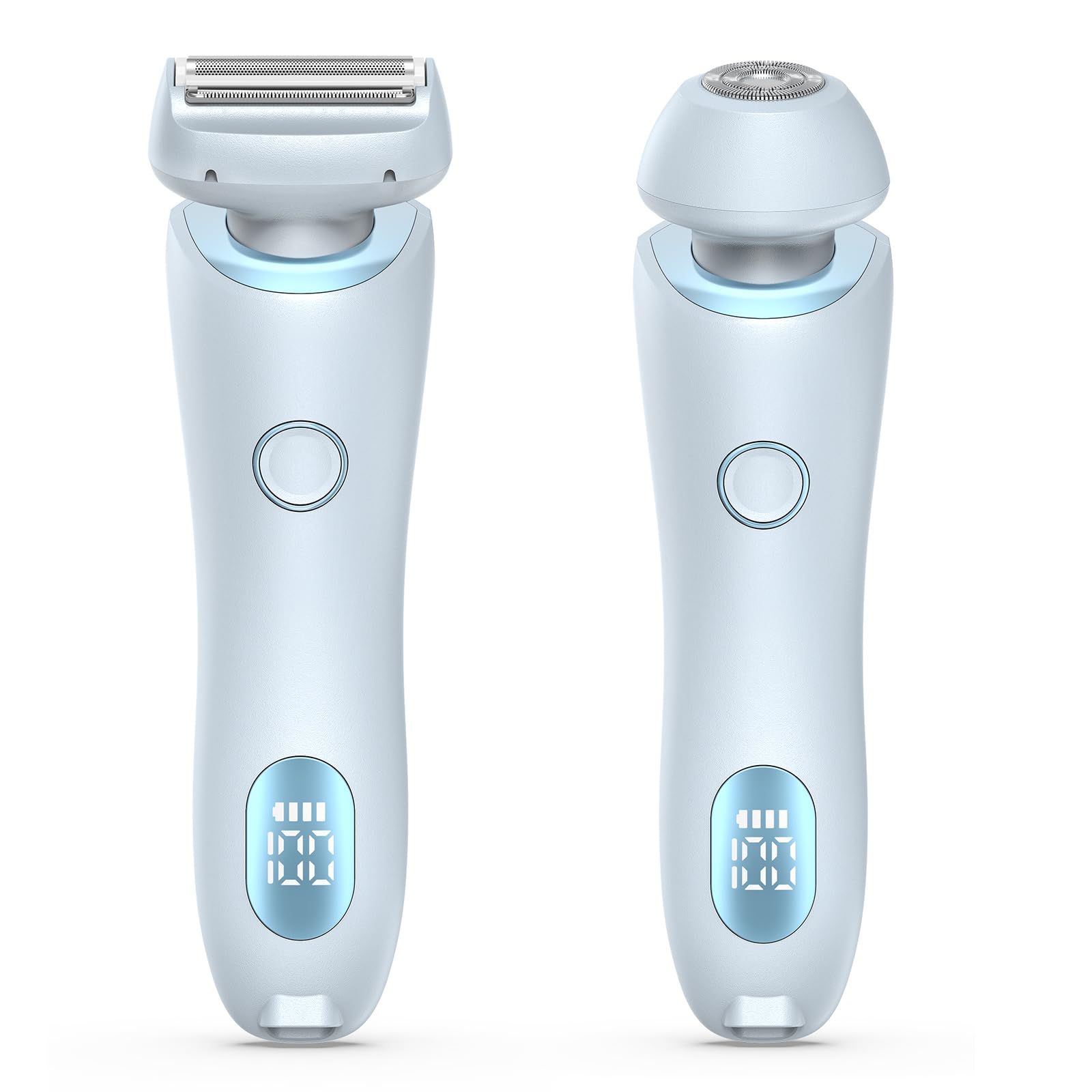 Rechargeable Electric Shaver for Women - Bikini, Legs & Underarm Hair Trimmer - Wet/Dry Use - Painless Hair Removal for Smooth Skin at Home & Travel