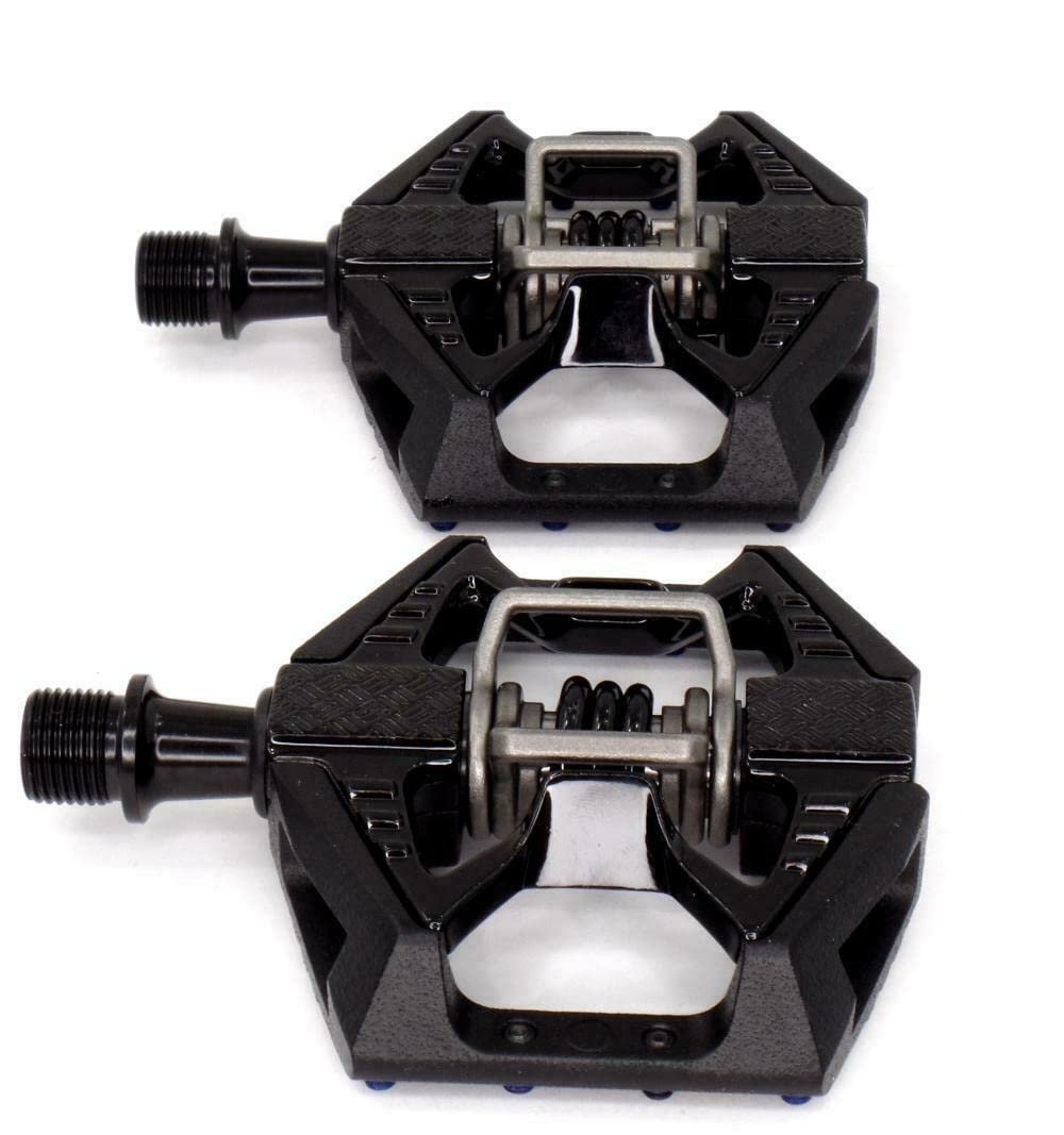 Crank Brothers Double Shot 3 Bike Pedals - Durable MTB/BMX Flat Pedals for Mountain Biking & Cycling - Ideal for Trail Riding, Commuting & Urban Cycling
