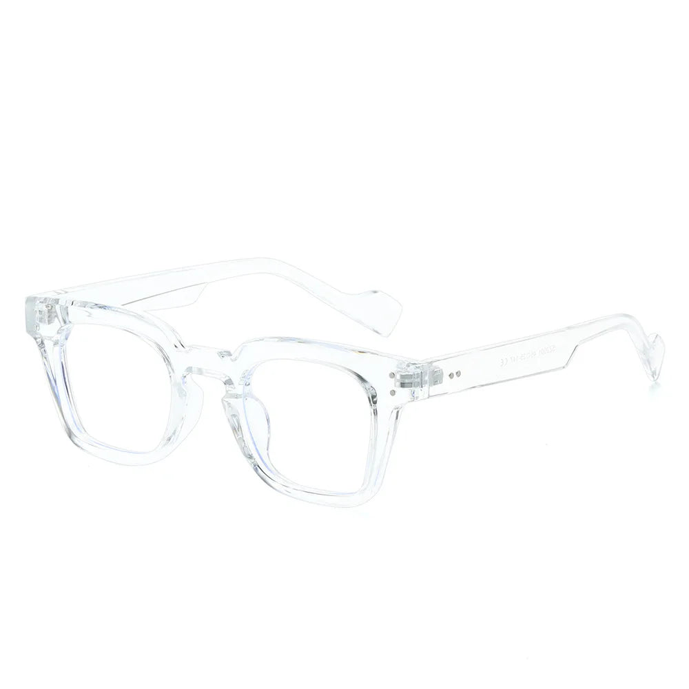 CCspace Women's Full Rim Square Polycarbonate Reading Glasses R57198 - Lightweight & Durable for Reading, Computer Work & Office Use