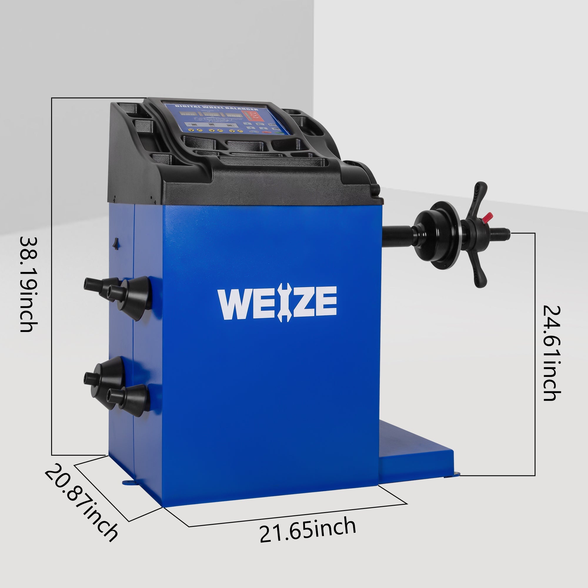 WEIZE 2 HP Heavy Duty Swing Arm Tire Changer & Wheel Balancer Combo Kit - Perfect for Auto Repair Shops, Tire Stores & Home Garages