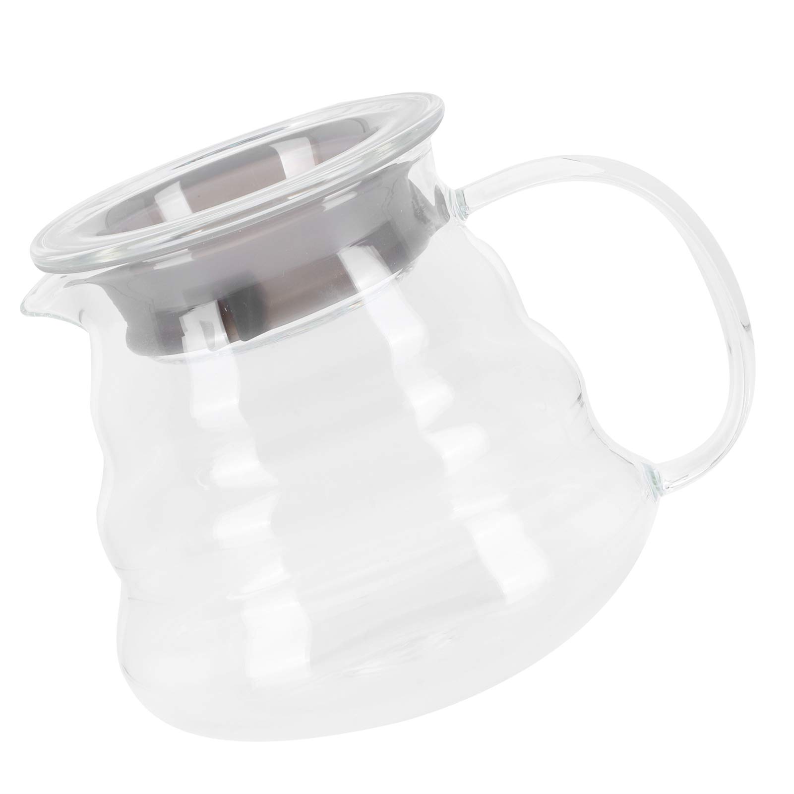 Premium Glass Coffee Carafe - 300ml Transparent Heat-Resistant Coffee Server Pot with Thick Base for Home, Office & Kitchen Counter | Perfect for Serving Hot Coffee, Tea or Beverages at Breakfast, Meetings & Dining